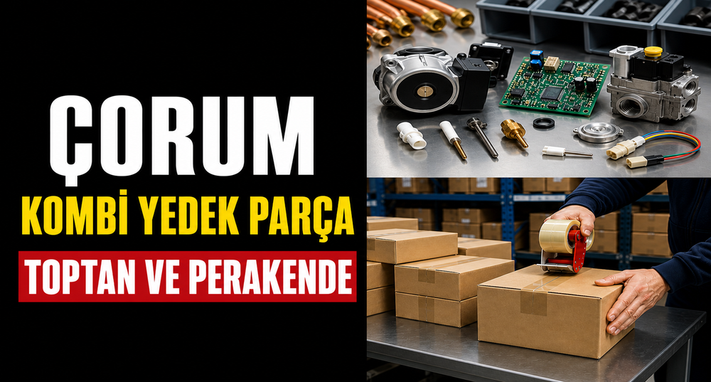 Çorum Kombi Yedek Parça: Toptan ve Perakende Satış, Konya'dan Hızlı Gönderim