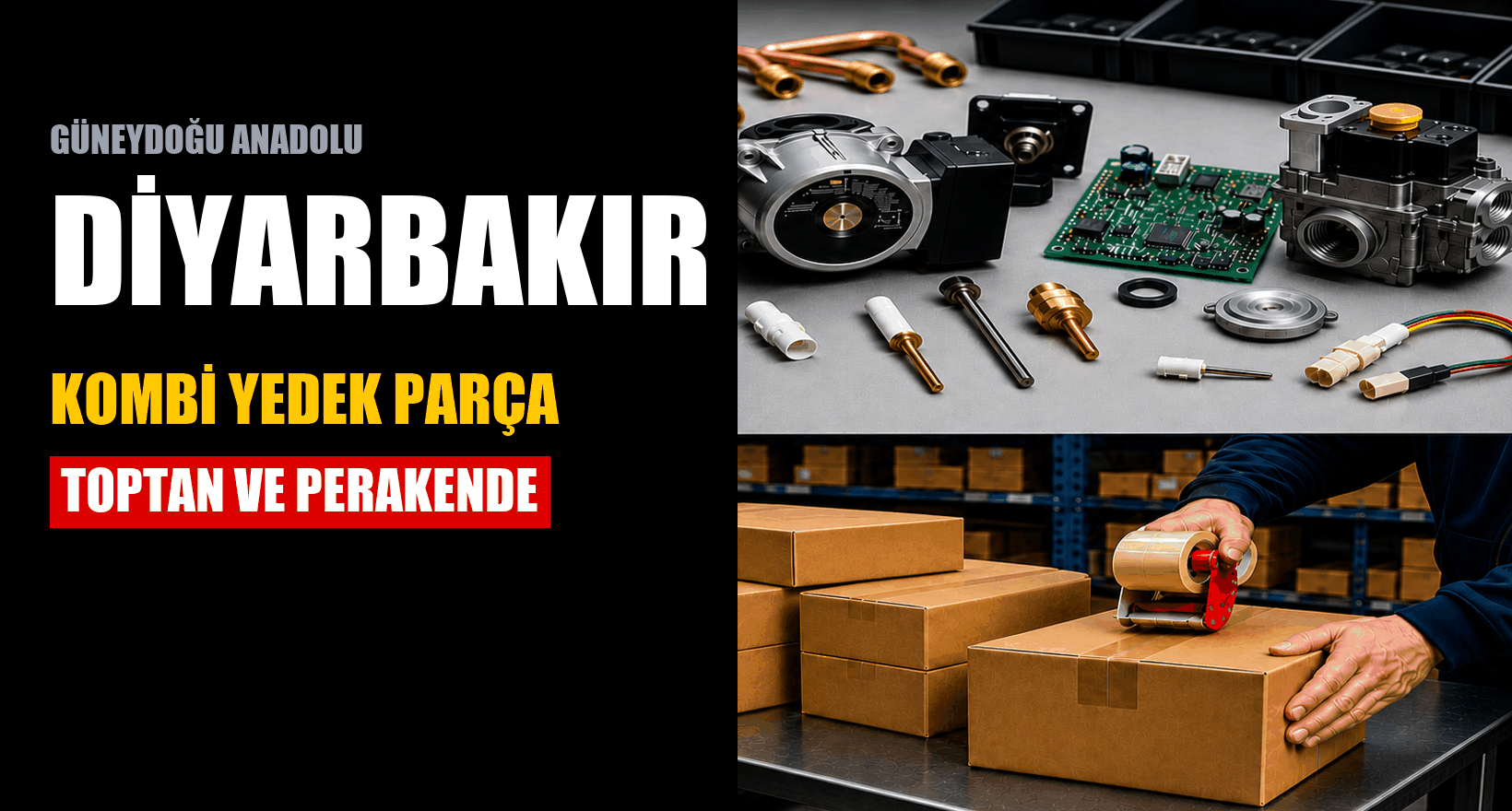 Diyarbakır Kombi Yedek Parça | Toptan Fiyat, 17 İlçeye Kargo