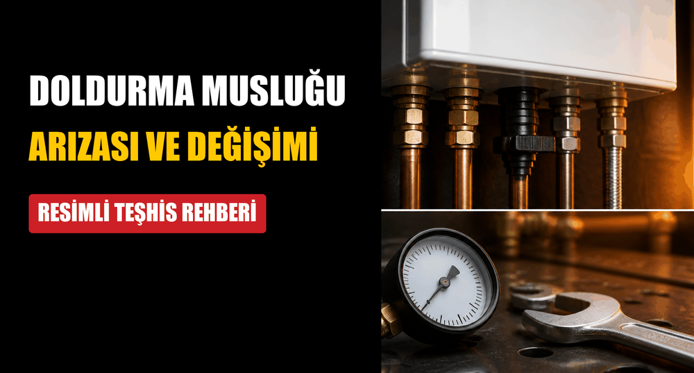 Kombi Doldurma Musluğu Arızası ve Değişimi (Resimli Anlatım)