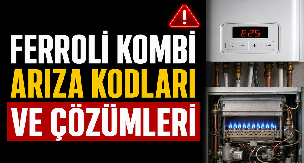 Ferroli Kombi Arıza Kodları ve Çözümleri
