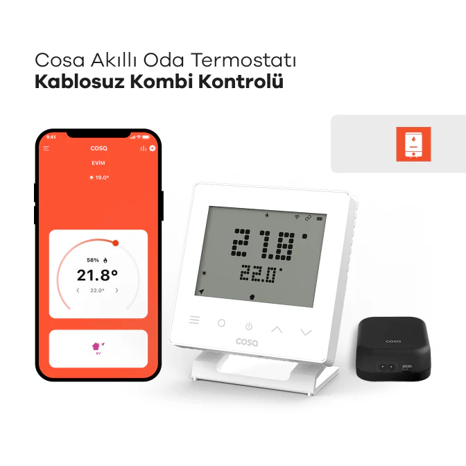 Cosa V5 Akıllı Oda Termostatı Nedir? WiFi, Kablosuz Kontrol ve Avantajları