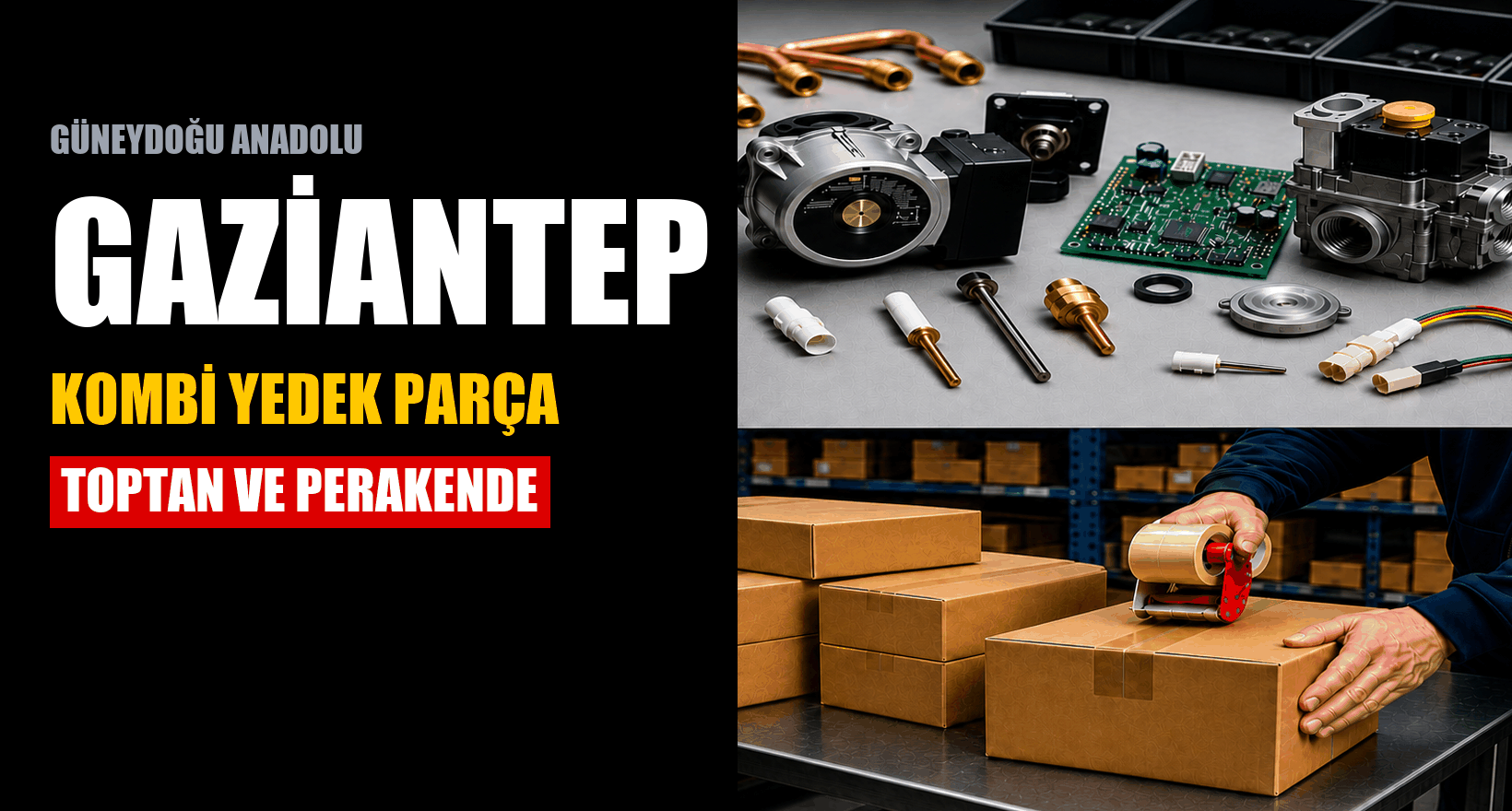 Gaziantep Kombi Yedek Parça | Toptan Fiyat, 9 İlçeye Kargo