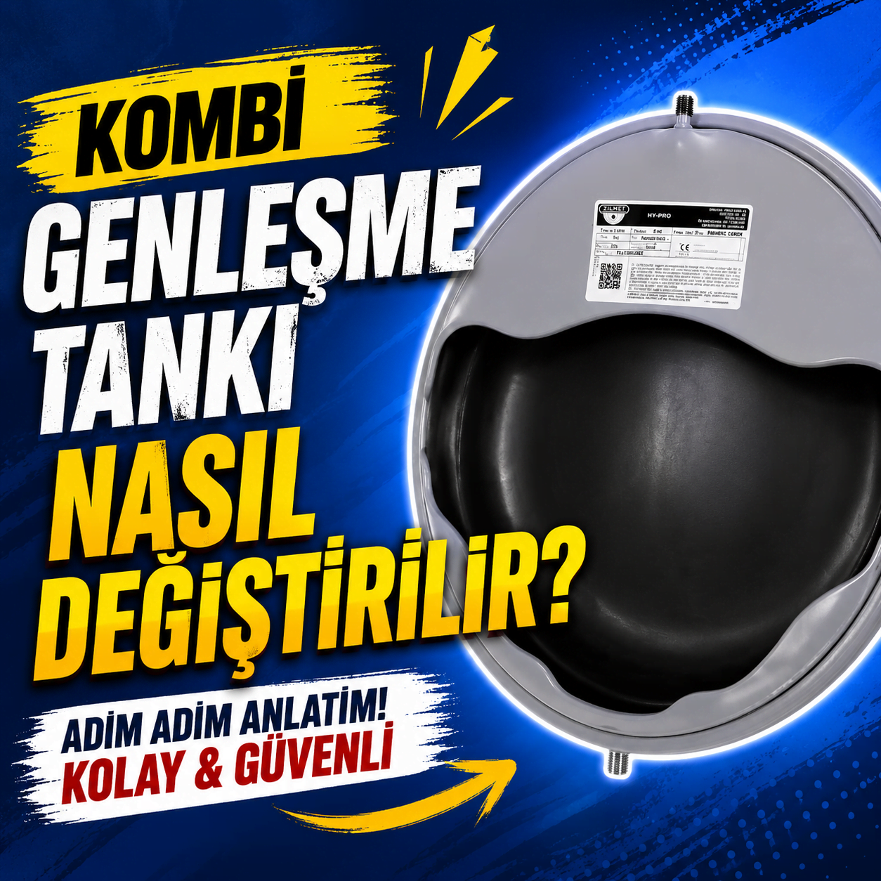 Kombi Genleşme Tankı Nasıl Değiştirilir? Arıza Tespiti ve Usta Rehberi