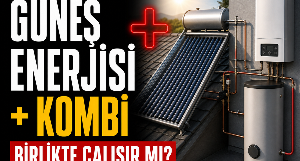 Güneş Enerjisi (GünIsı) ve Kombi Entegrasyonu Nasıl Yapılır?