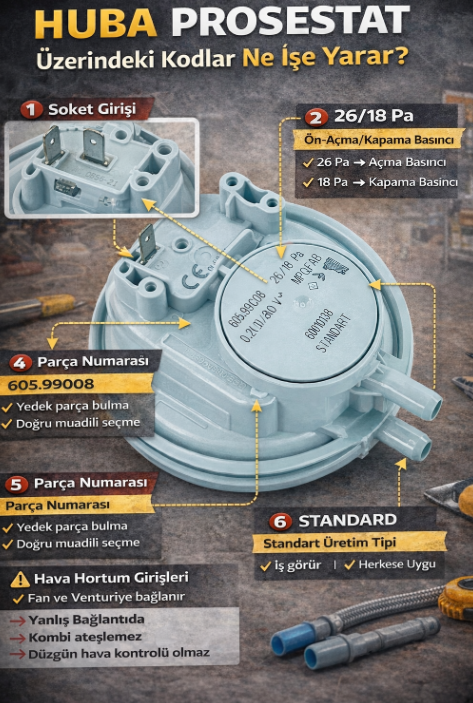 Huba Prosestat Üzerindeki Kodlar Ne Anlama Gelir?