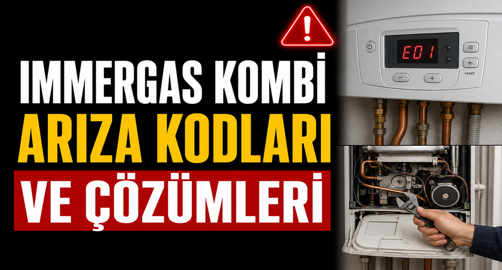 Immergas Kombi Arıza Kodları ve Çözümleri: E01, E10 ve Diğerleri