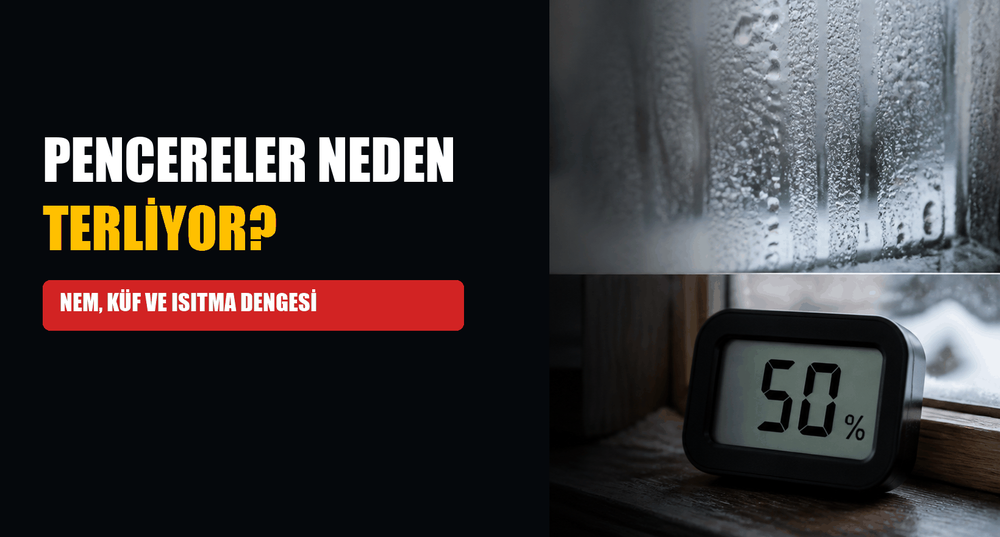 Kışın Pencereler Neden Terliyor? Nem, Küf ve Doğru Isıtma Dengesi