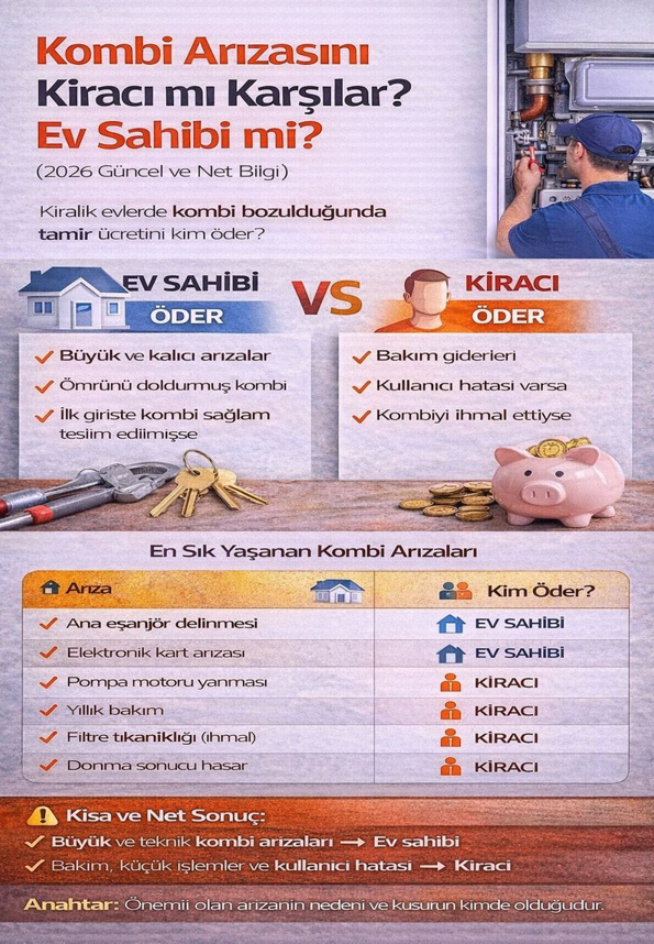 Kombi Arızasını Kiracı mı Karşılar? Ev Sahibi mi?