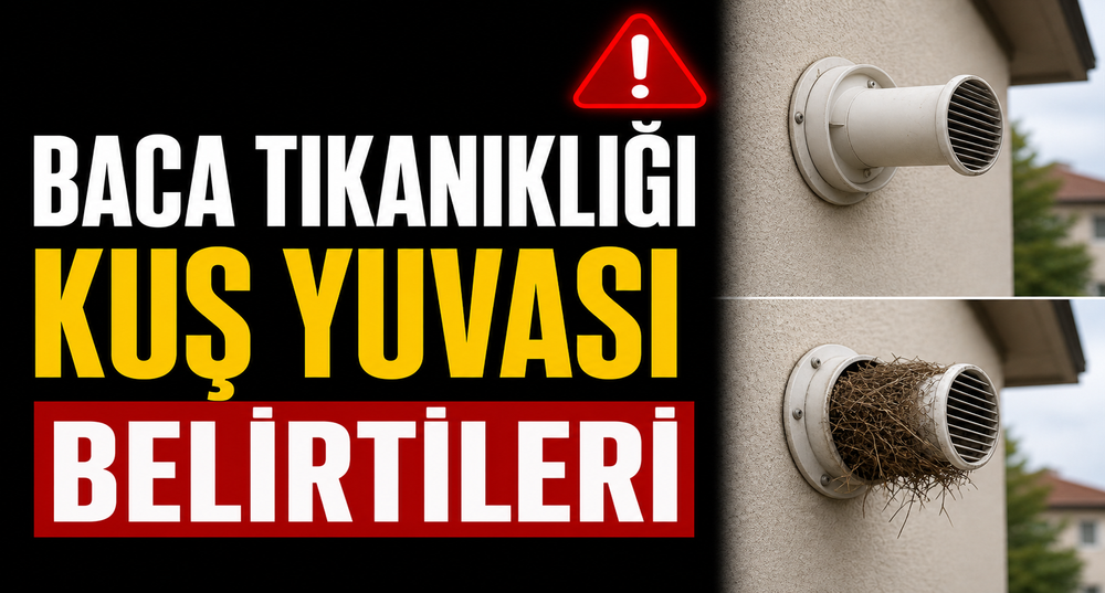 Kombi Bacası Tıkanıklığı ve Kuş Yuvası: Belirtiler ve Çözüm
