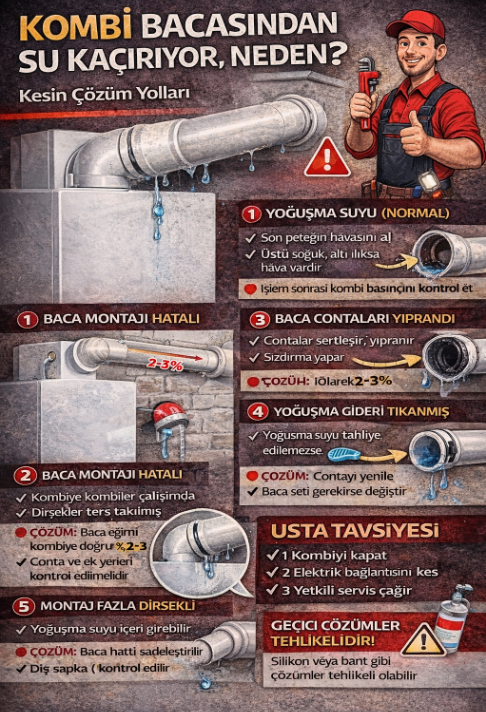 Kombi Bacasından Su Akması Ne Anlama Gelir?