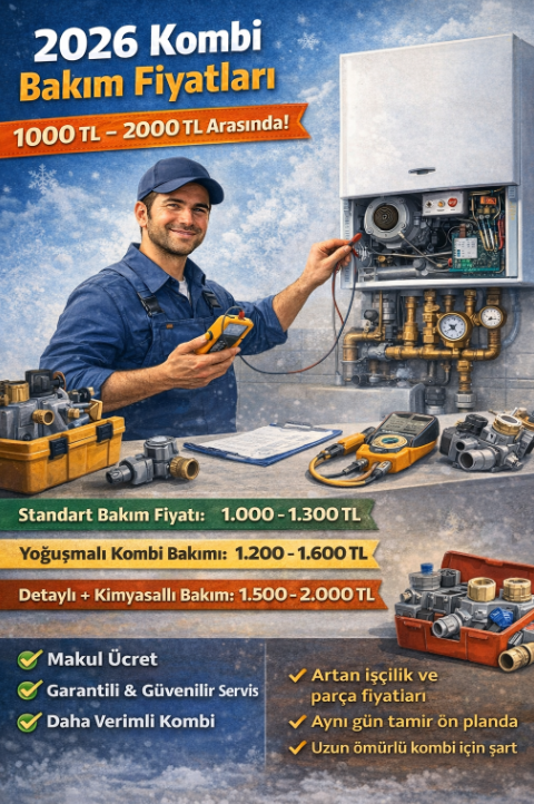2026 Kombi Bakım Fiyatları Ne Kadar? (Güncel Liste)