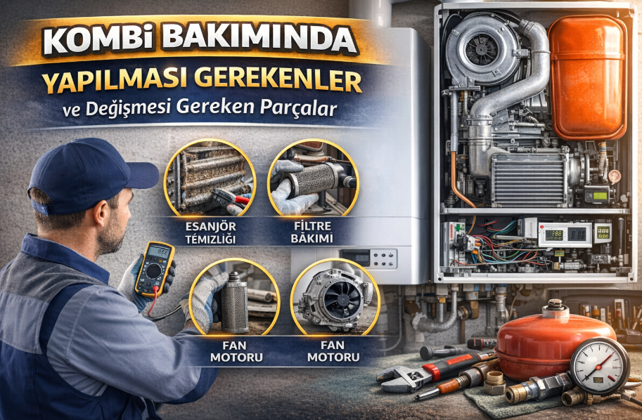 Kombi Bakımında Yapılması Gerekenler ve Değişmesi Gereken Parçalar