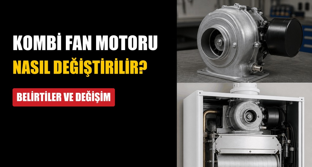 Kombi Fan Motoru Belirtileri ve Değişimi: Adım Adım Resimli Anlatım