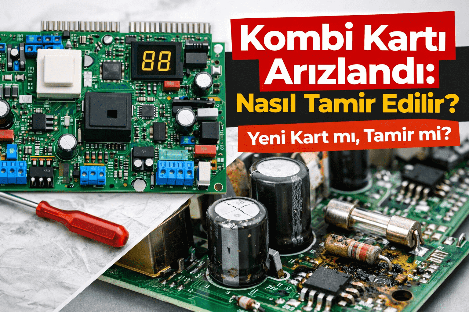 Kombi Kartı (Anakart) Arızası Nedir?