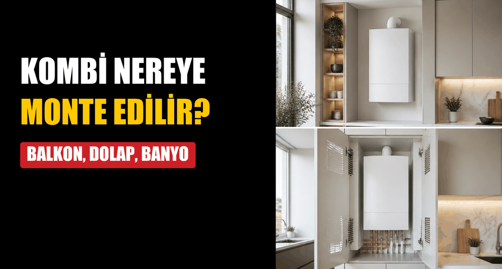 Kombi Nereye Monte Edilir? Balkon, Dolap ve Banyo Kuralları (Resimli)