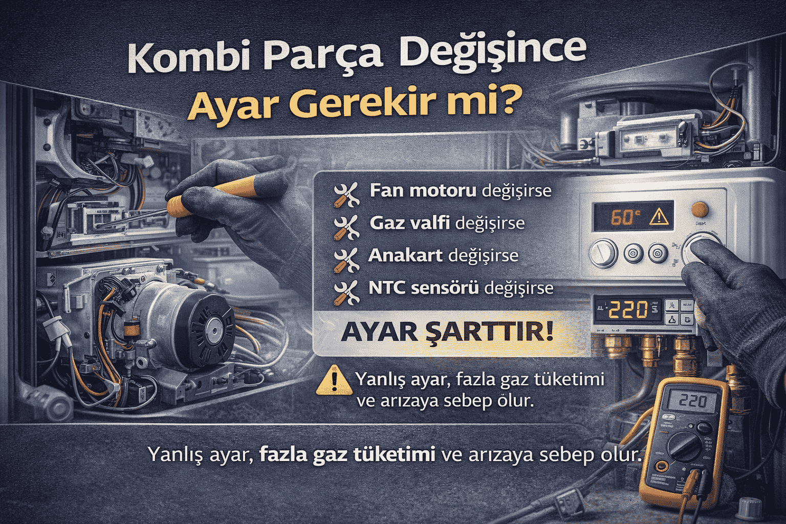 Kombi Parça Değişince Ayar Gerekir mi?