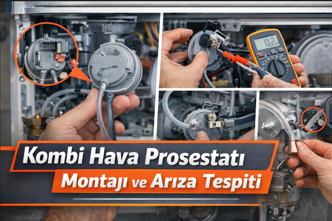 Kombi Hava Prosestat Montajı ve Arıza Tespiti