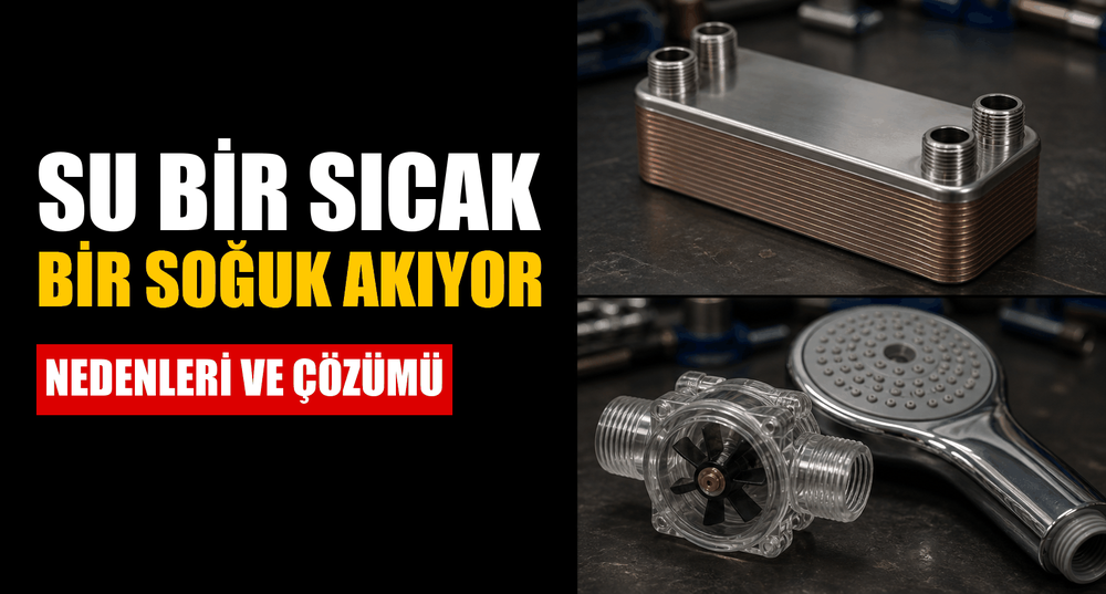 Kombi Suyu Bir Sıcak Bir Soğuk Akıyor: Nedenleri ve Çözümü (Resimli)