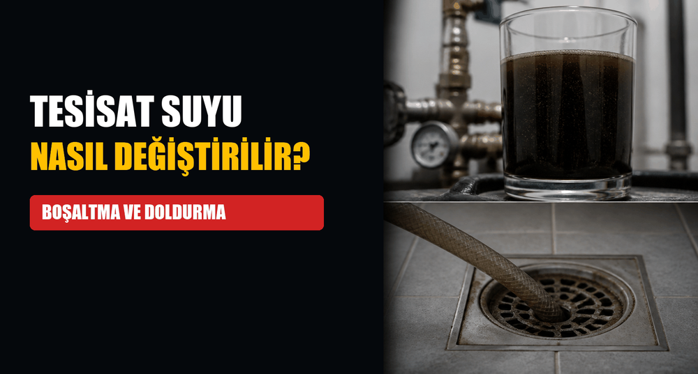 Kalorifer Tesisat Suyu Nasıl Değiştirilir? Boşaltma ve Doldurma (Resimli)