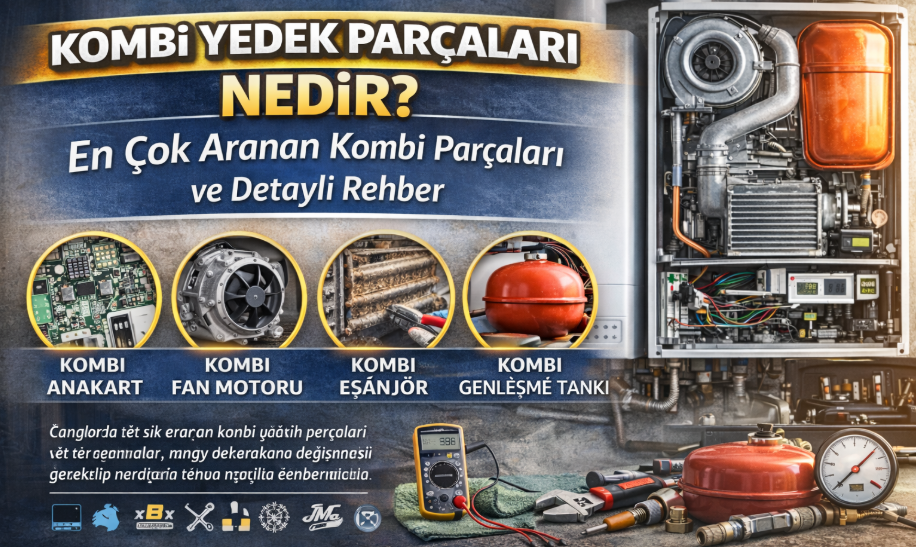 Kombi Yedek Parçaları Nedir? En Çok Aranan Kombi Parçaları ve Detaylı Rehber