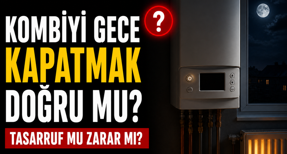 Kombiyi Geceleri Kapatmak Doğru mu? Kış Aylarında İdeal Kombi Ayarı