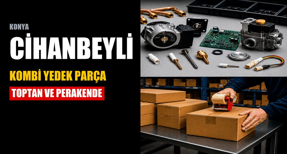 Konya Cihanbeyli Kombi Yedek Parça: Toptan ve Perakende, Konya’dan 1-2 Günde Teslimat