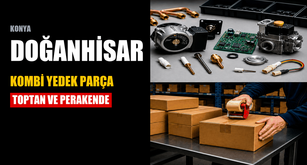 Konya Doğanhisar Kombi Yedek Parça: Toptan ve Perakende, Konya'dan 1-2 Günde Teslimat