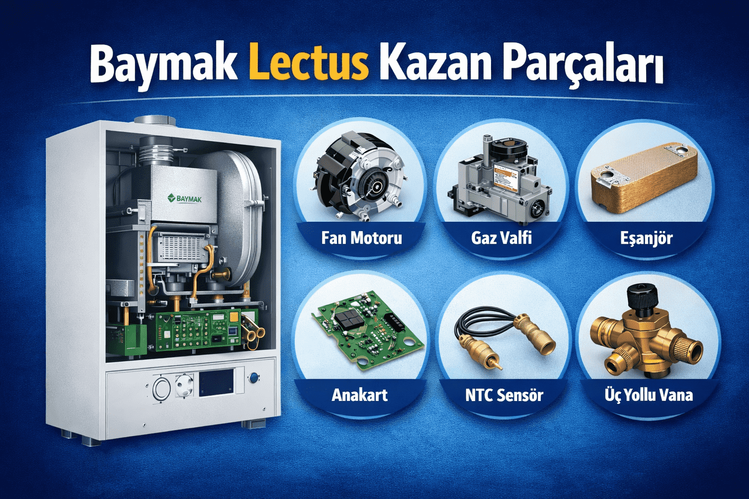 Baymak Lectus Kazan Parçaları – Uyumlu Yedek Parçalar ve Detaylı Rehber