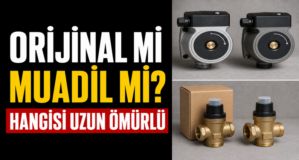 Orijinal mi Muadil mi? Kombi Parçalarında Ömür ve Maliyet