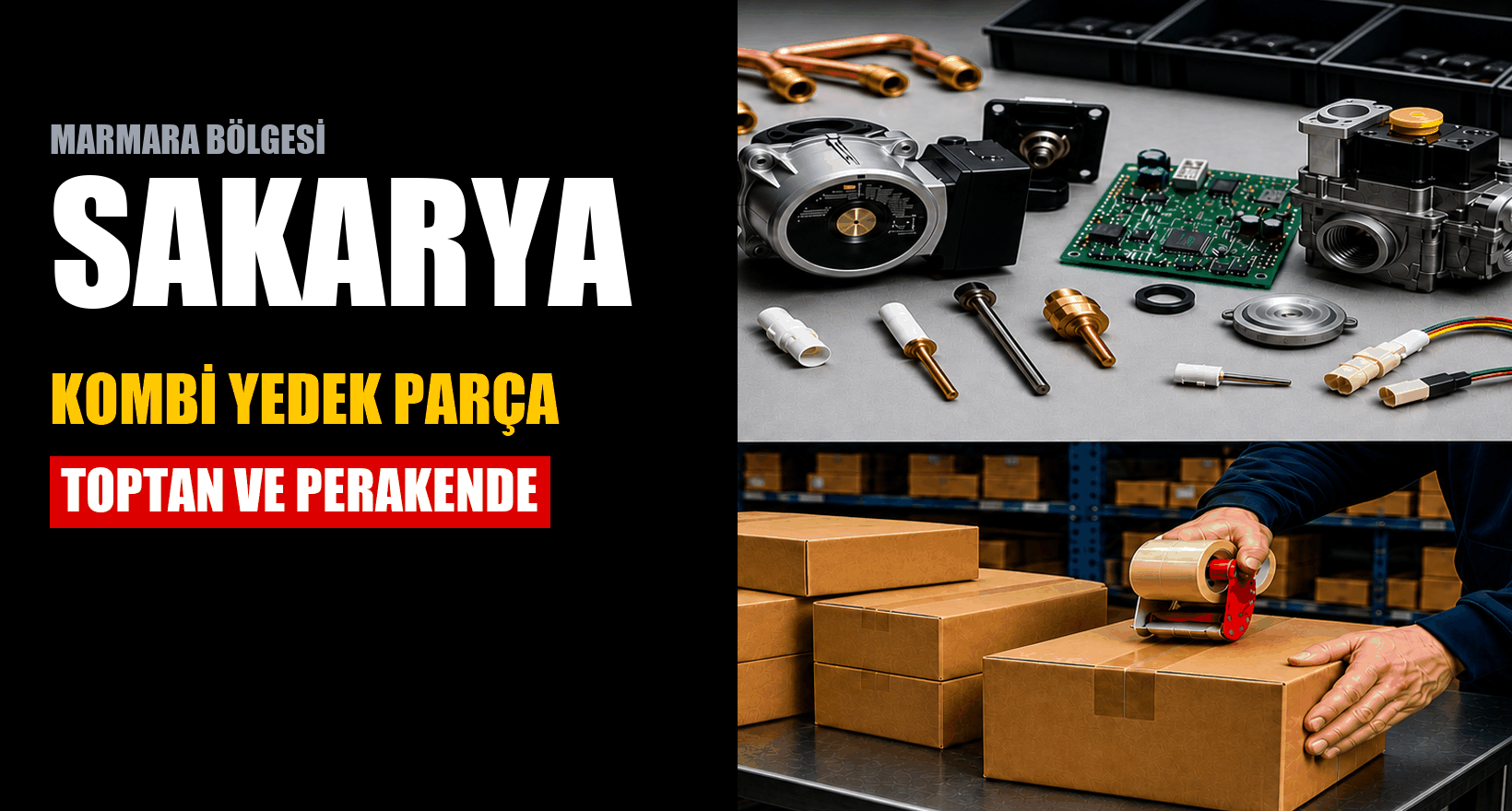 Sakarya Kombi Yedek Parça | 16 İlçeye 1-2 Gün Hızlı Kargo