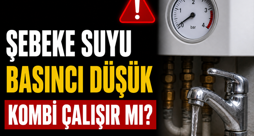 Şebeke Suyu Basıncı Düşükse Kombi Çalışır mı?