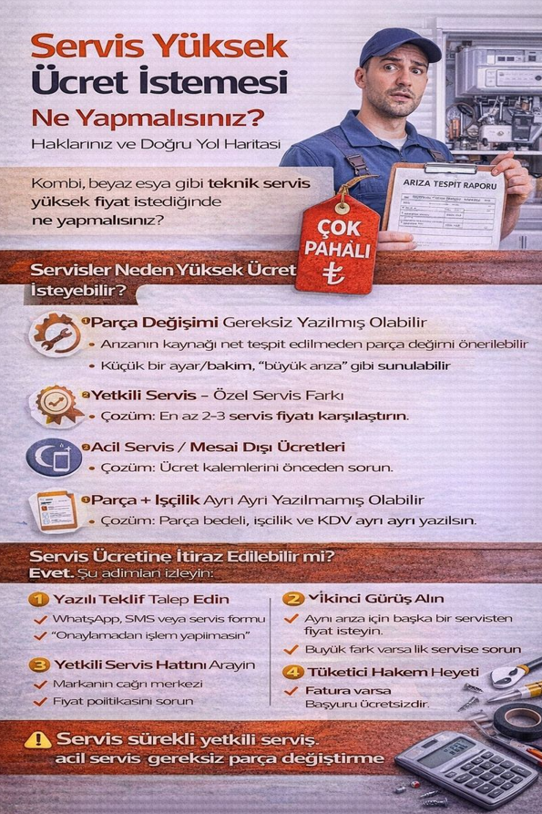 Servis Yüksek Ücret İstemesi – Ne Yapmalısınız? Haklarınız ve Doğru Yol Haritası