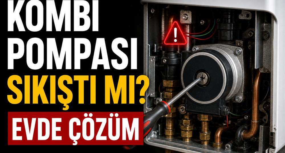 Sirkülasyon Pompası Sıkışması Nasıl Anlaşılır ve Evde Nasıl Açılır?