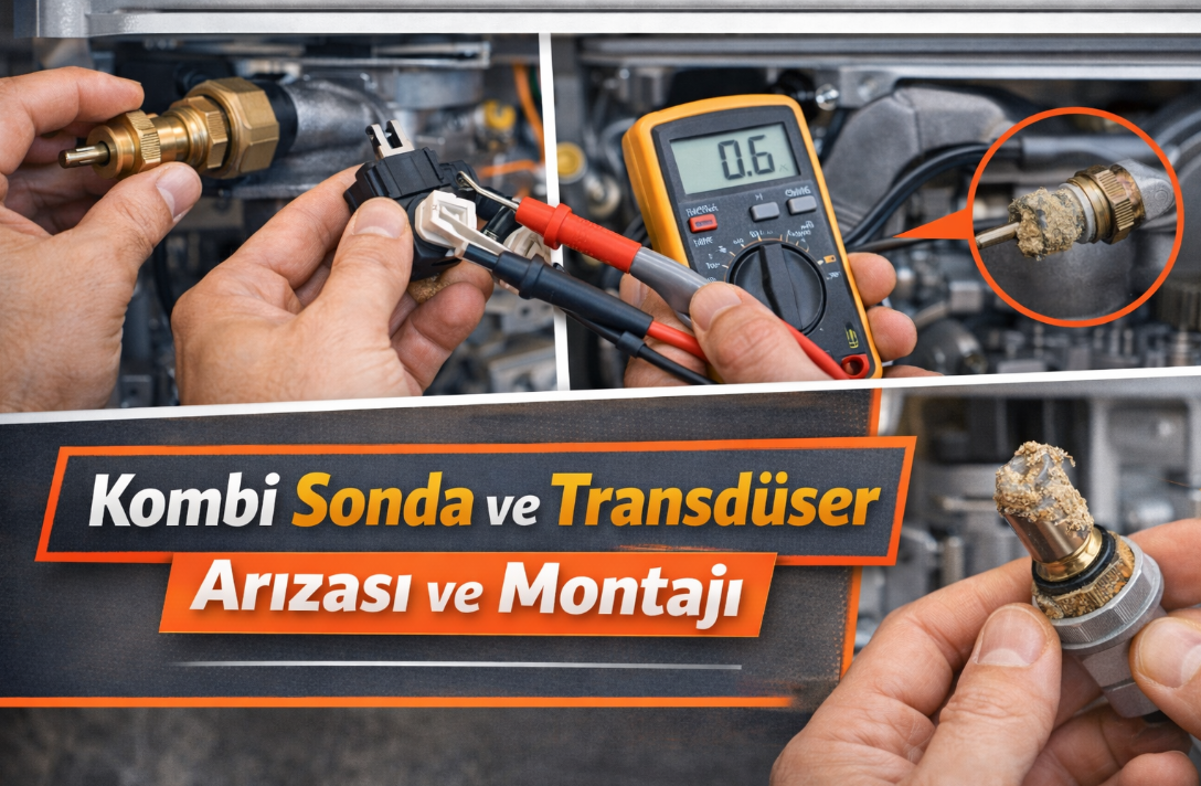 Kombi Su Basınç Sondası ve Transdüser Arızası Nedir? Montajı ve Arıza Tespiti Nasıl Yapılır?