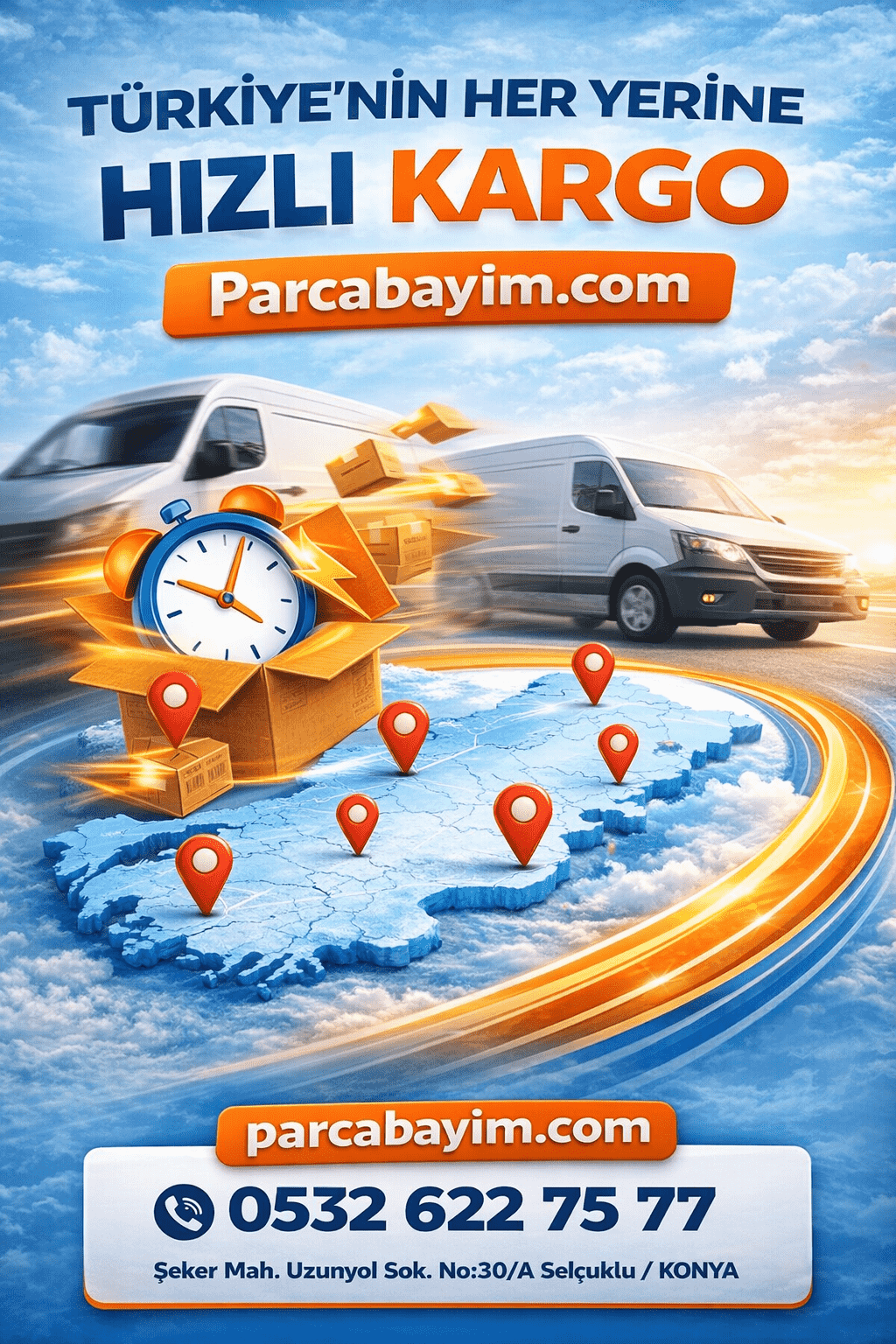 Türkiye’nin Her Yerine Hızlı Kargo | Parcabayim.com