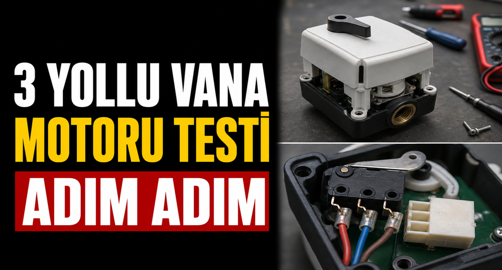 Üç Yollu Vana Motoru Nasıl Test Edilir?