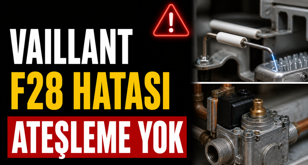 Vaillant F28 Hatası: Ateşleme Yapmıyor, Nedenleri ve Çözümü