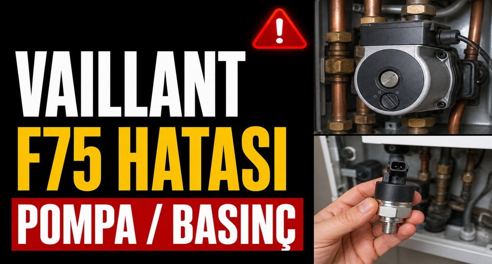 Vaillant F75 Hatası Nasıl Giderilir? Pompa mı, Sensör mü?