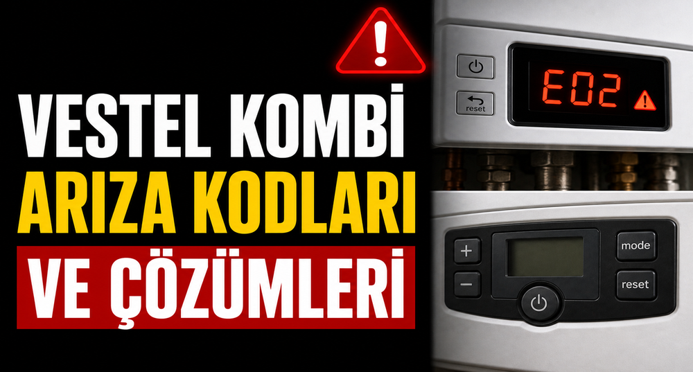Vestel Kombi Arıza Kodları ve Çözümleri