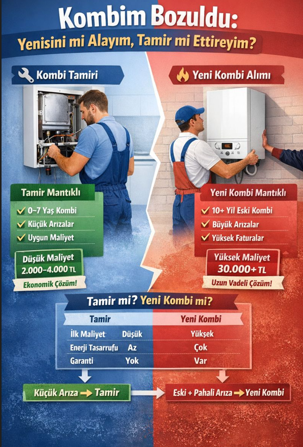 Kombim Bozuldu: Yenisini mi Alayım, Tamir mi Ettireyim?