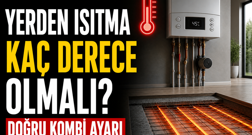 Yerden Isıtma Sistemlerinde Kombi Derecesi Kaç Olmalı?