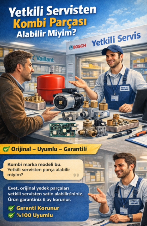  Yetkili Servisten Kombi Parçası Alabilir Miyim?