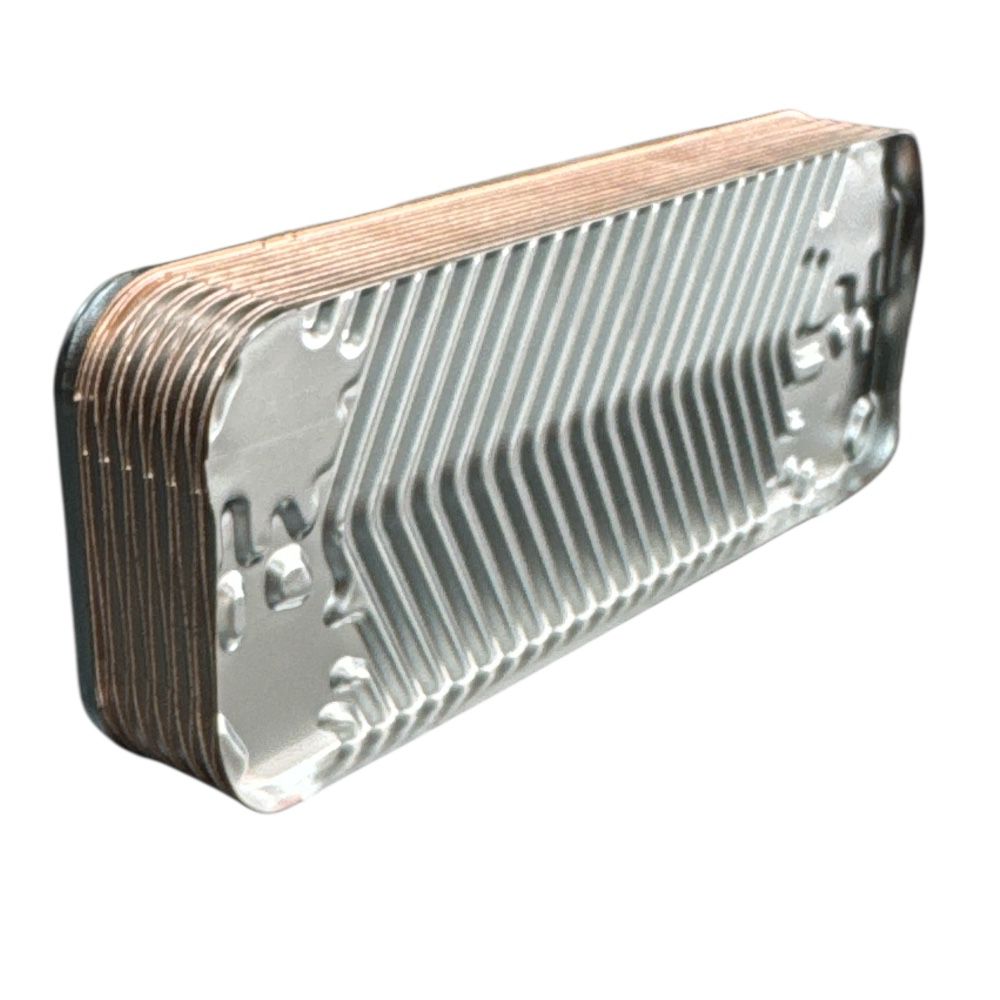 Demirdöküm  Aden Neva Nitron Atron - Nitromix  12P Orjnal 166MM Plaka Eşanjör  Kombi Yedek Parça ürün görseli 6
