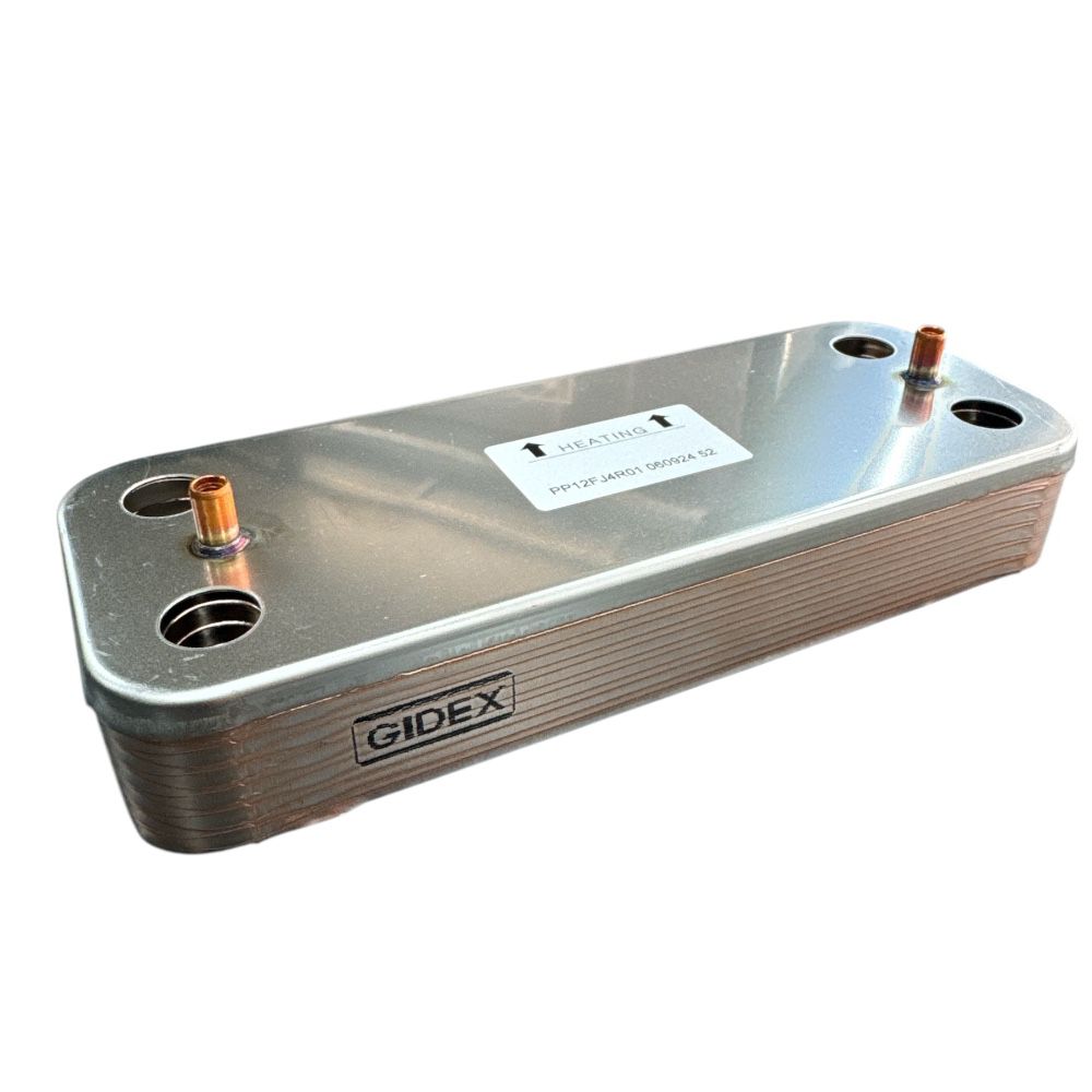 Demirdöküm  Aden Neva Nitron Atron - Nitromix  12P Orjnal 166MM Plaka Eşanjör  Kombi Yedek Parça ürün görseli 7