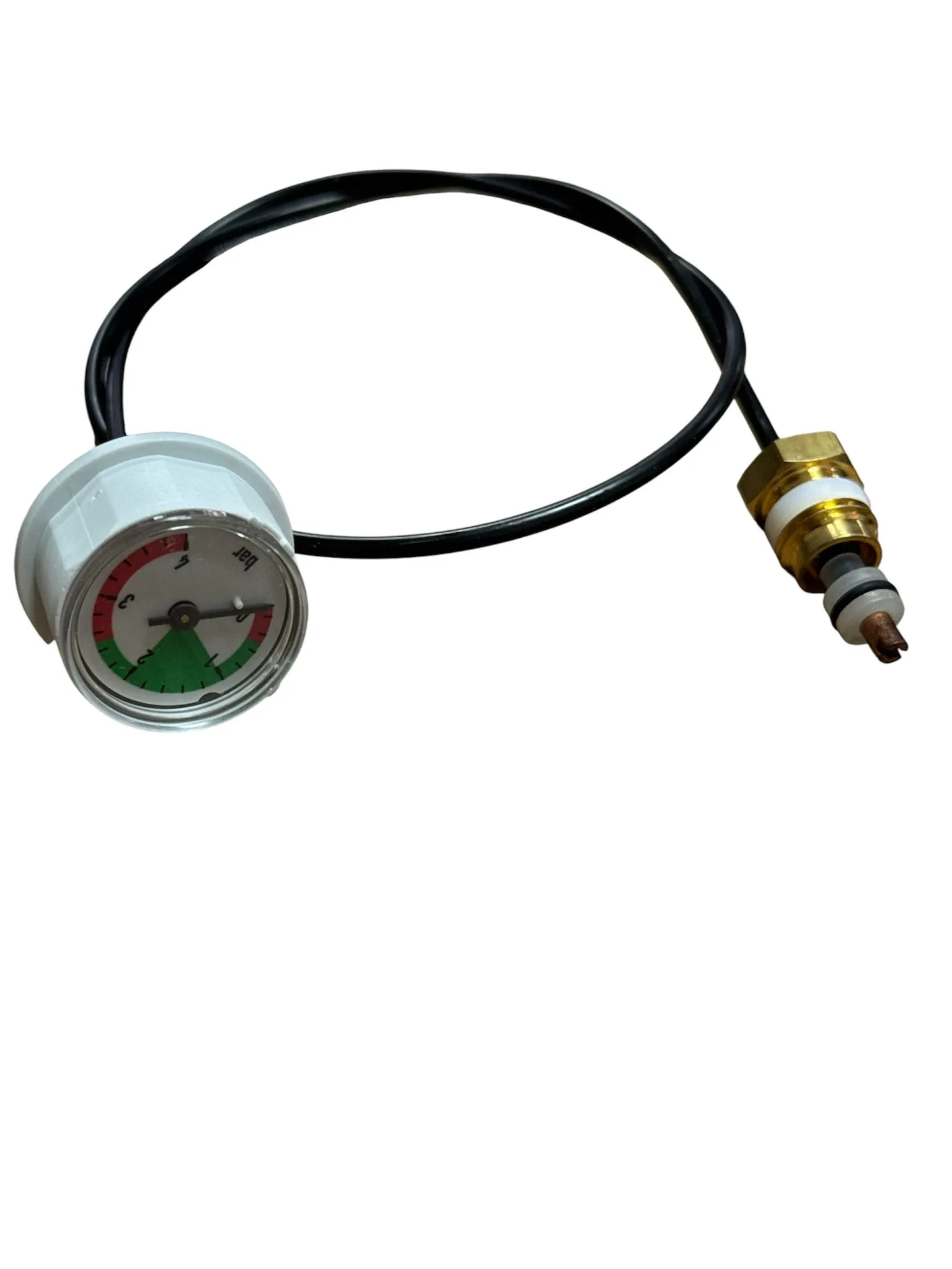 Manometre Baymak Yeni,Alarko Trendy,Sanica,Warmhaus 28mm L:600mm Thread  1/4'' Plastik Hortum  Kombi Yedek Parça