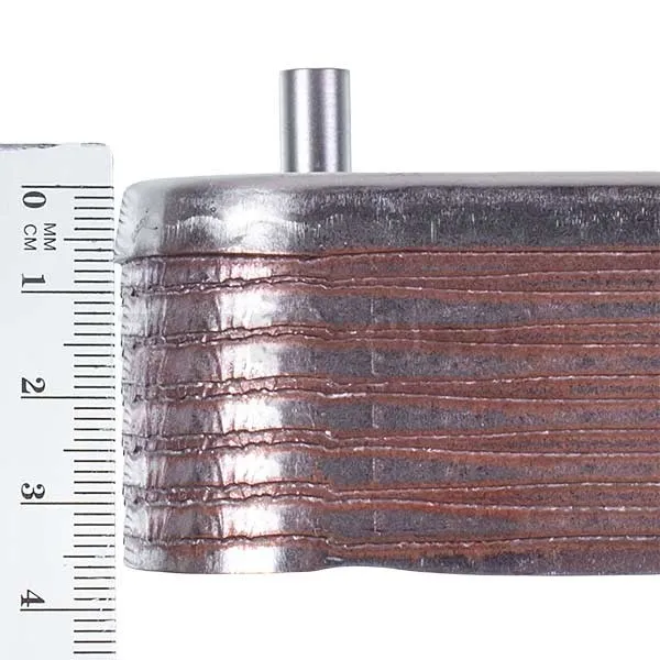 Plaka Eşanjör 12 P - Eca Confeo - Proteus Eski Serena- Viessmann HRALE 148MM 12 Plaka  Kombi Yedek Parça ürün görseli 3
