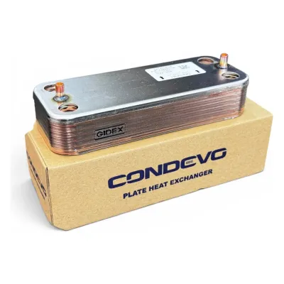 Airfel Eco5 Baymak Eko-5 Uyumlu Condevo Plaka Eşanjör 12 Plaka 160 mm
