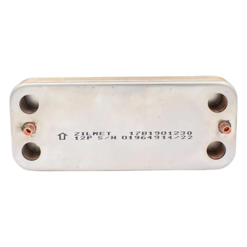 Airfel Eco5 Baymak Eko-5 Uyumlu Plaka Eşanjör 12 Plaka 160 mm Zilmet - 3. görsel