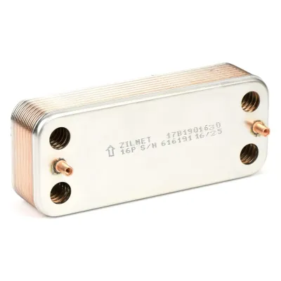 Airfel Eco5 Baymak Eko-5 Uyumlu Plaka Eşanjör 16 Plaka 160 mm Zilmet 2