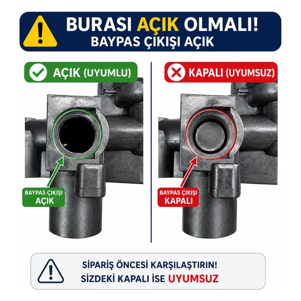 Ariston Clas X Genus X Uyumlu Sağ Hidroblok Boş Gövde 65120137 - 4. görsel